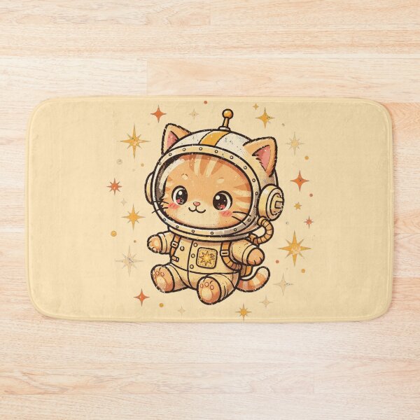 Item preview, Retro Vintage Astronaut Kitten Among Stars designed and sold by Avenuse style.