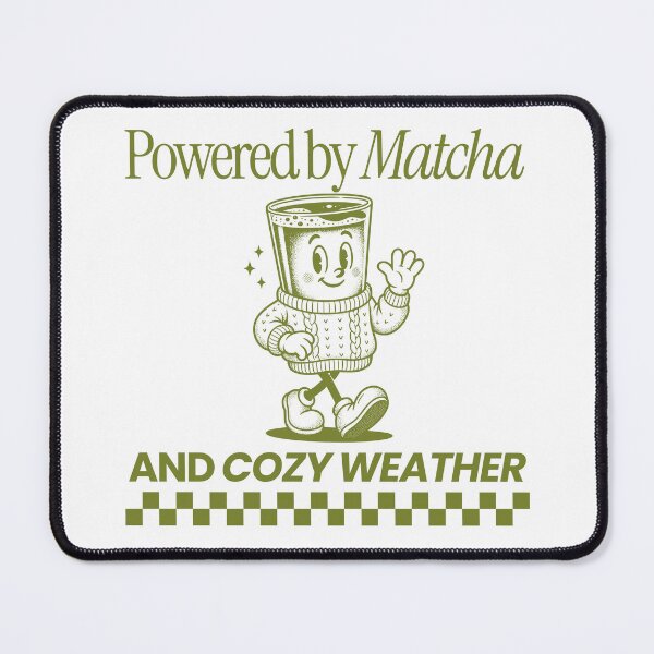 Item preview, Matcha Sweater Weather – Retro Cozy Drink Cartoon designed and sold by PalleteCreation.