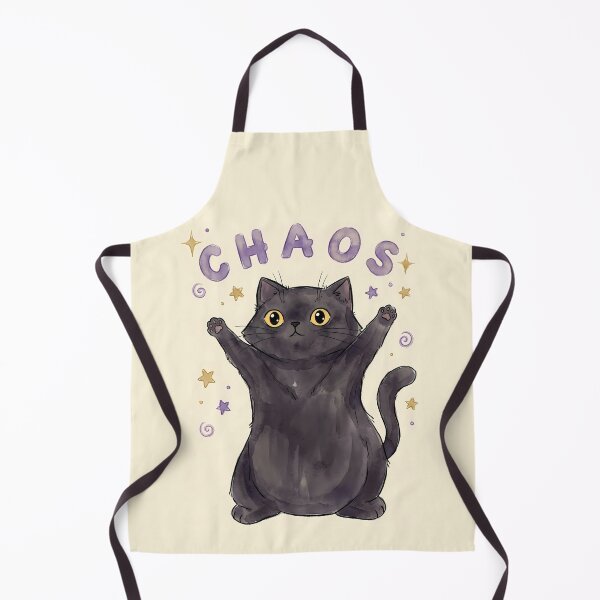 Item preview, Chaos Black Cat - Funny Chaotic Energy Art designed and sold by PurrfectHome.