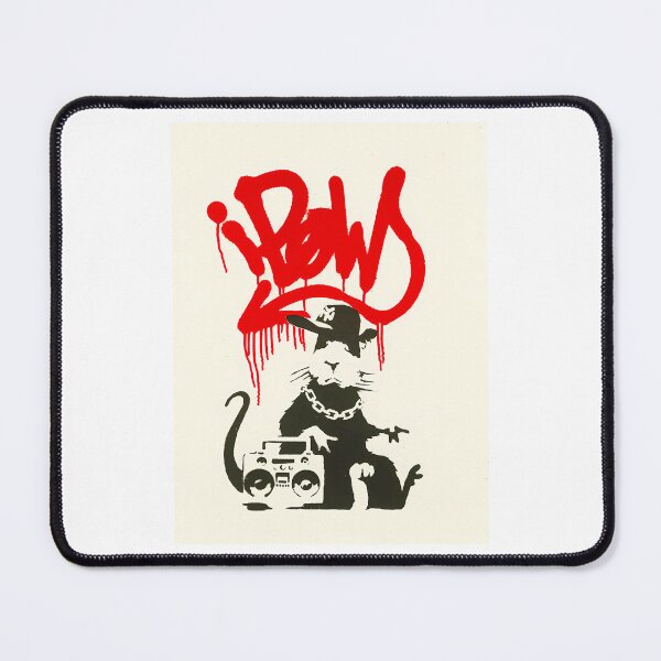 Item preview, Banksy Gangsta Rat Art designed and sold by Sageandzz.