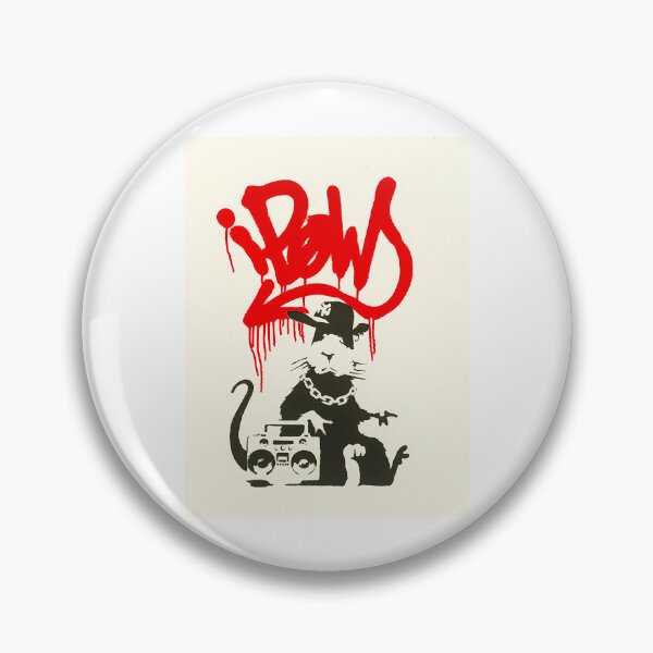 Item preview, Banksy Gangsta Rat Art designed and sold by Sageandzz.