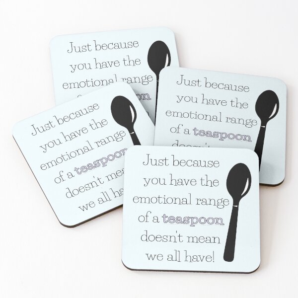 Item preview, Emotional range of a teaspoon - Hermione Quote designed and sold by phoenixlite.