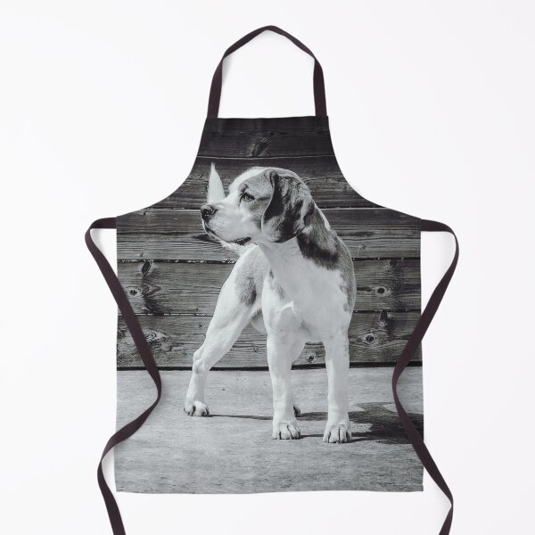 Item preview, Black and White Beagle Dog Portrait designed and sold by VanGaldo.