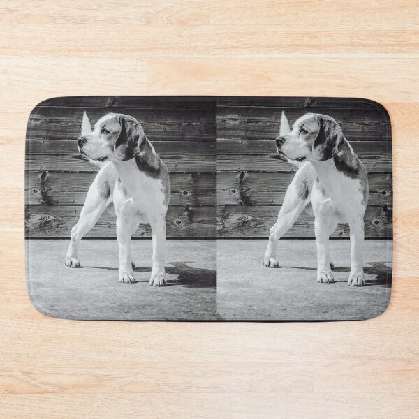 Item preview, Black and White Beagle Dog Portrait designed and sold by VanGaldo.