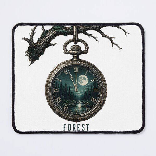 Item preview, Forest After Midnight – Pocket Watch Forest designed and sold by LiviuGligoros.