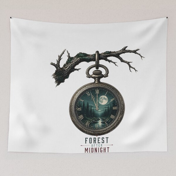 Item preview, Forest After Midnight – Pocket Watch Forest designed and sold by LiviuGligoros.