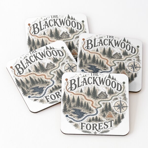 Item preview, The Blackwood Forest – Forest Map designed and sold by LiviuGligoros.
