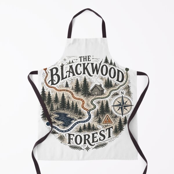 Item preview, The Blackwood Forest – Forest Map designed and sold by LiviuGligoros.