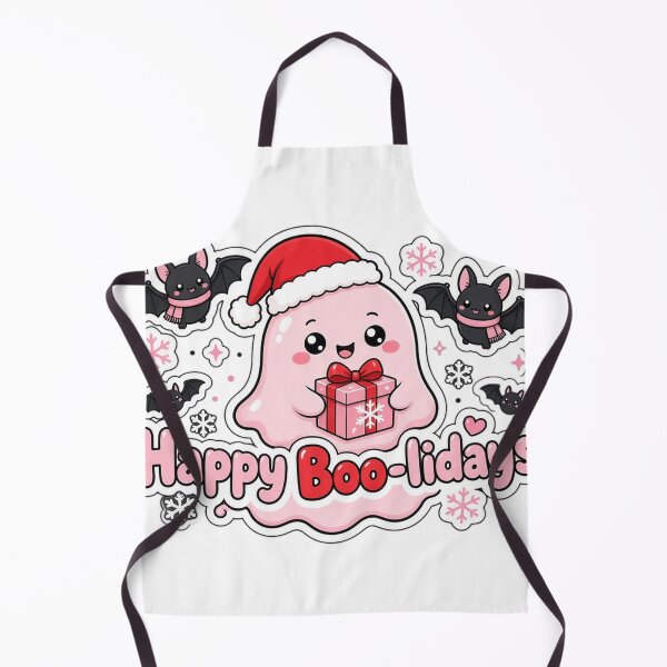 Item preview, Pink Christmas Ghost Happy Boo-lidays Gothmas designed and sold by Soft Merch.