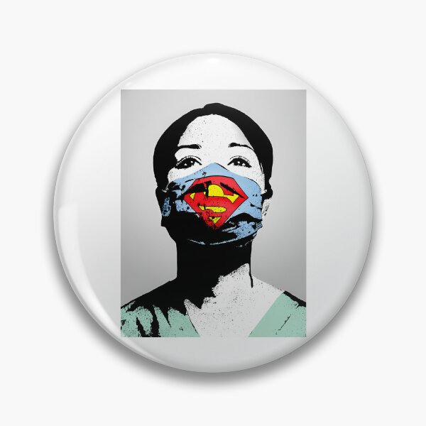Item preview, Banksy Nurse Superhero designed and sold by Sageandzz.