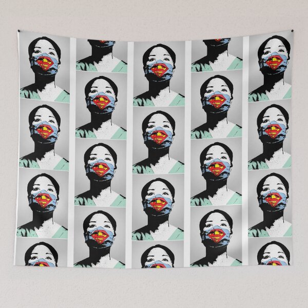 Item preview, Banksy Nurse Superhero designed and sold by Sageandzz.