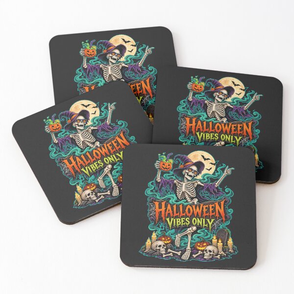 Item preview, Halloween Vibes, Halloween Vibes Only Skeleton Witch designed and sold by graphic-genie.