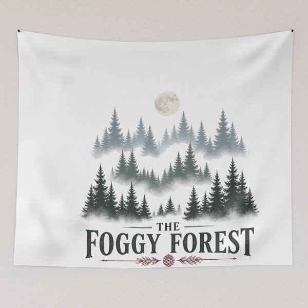 Item preview, The Foggy Forest – Fog Valley designed and sold by LiviuGligoros.