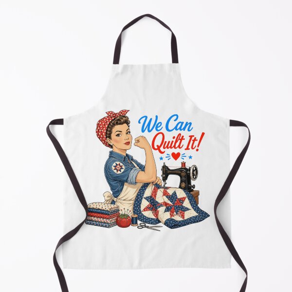Item preview, We Can Quilt It Rosie Riveter designed and sold by woodnsheepee.