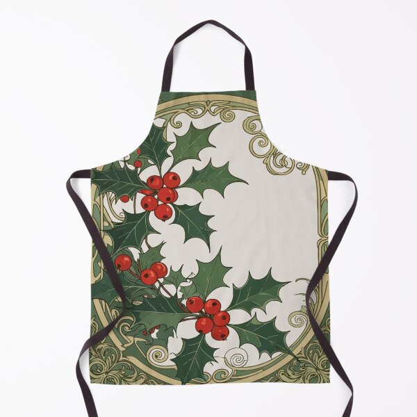 Item preview, Holly-Leaves Red-Colored Drupes Christmas-Holiday designed and sold by taiche.
