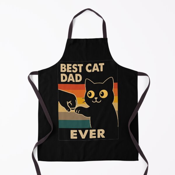 Item preview, Best Cat Dad Ever Funny Cat Lover Retro Sunset Gift designed and sold by PurrfectHome.