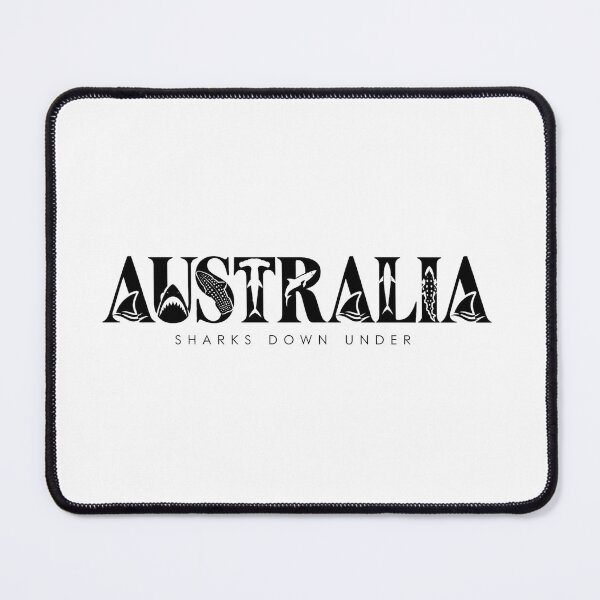 Item preview, Australia Sharks Down Under Typography Shark Species Design designed and sold by Yellowriversss.