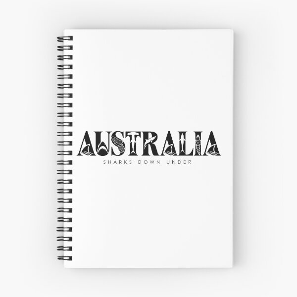 Item preview, Australia Sharks Down Under Typography Shark Species Design designed and sold by Yellowriversss.