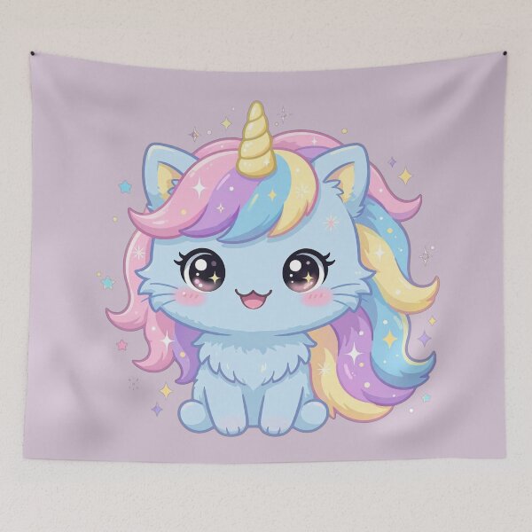 Item preview, Magical Caticorn Rainbow Unicorn Cat Sparkle designed and sold by Avenuse style.