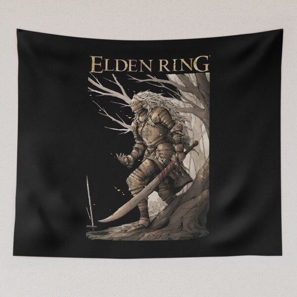Item preview, Eldenn Ring Knight Armor Sword Fantasy Game designed and sold by ruokabbyart.