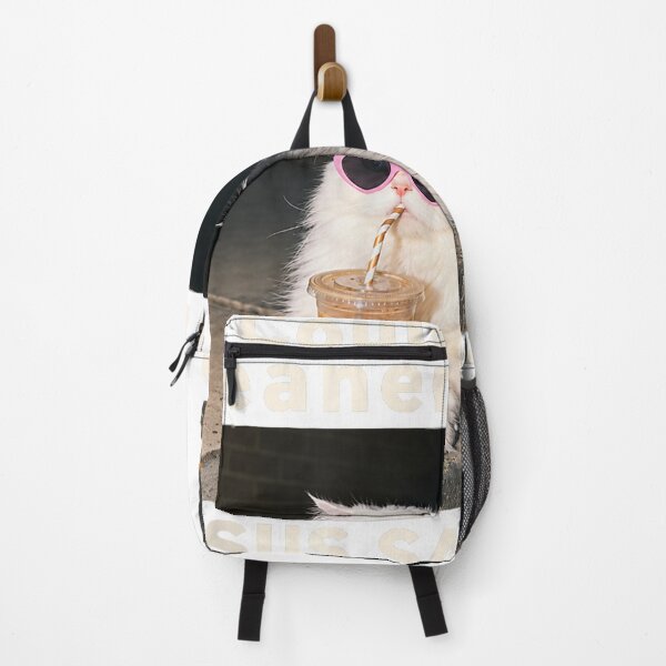 Item preview, I Could Be Meaner But Jesus Said No Cat Iced Coffee Faith designed and sold by WilliaMaler.