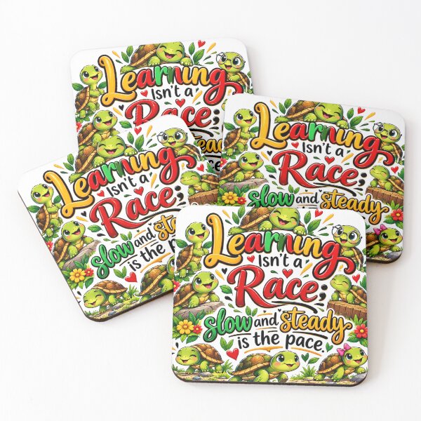 Item preview, Learning isn't a Race, slow and steady is the pace designed and sold by BlessedKaren.