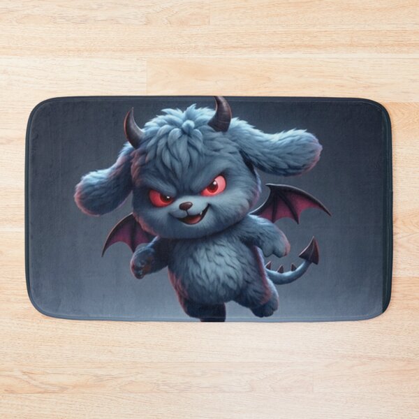 Item preview, Adorable fluffy blue demon dog designed and sold by wonghong.