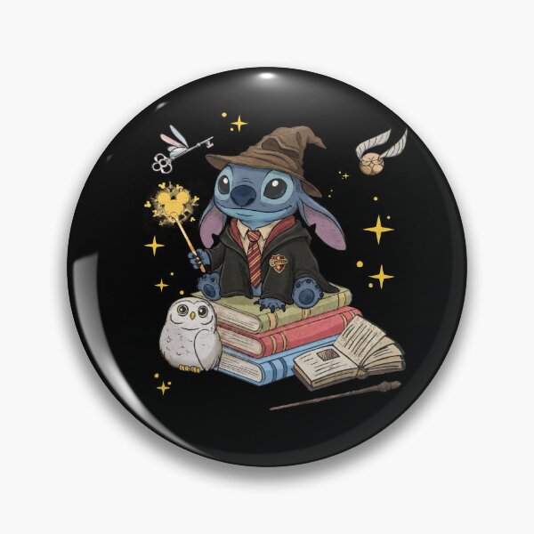 Item preview, Stitch Hogwarts Wizard Reading Classic Tshirt designed and sold by woodnsheepee.