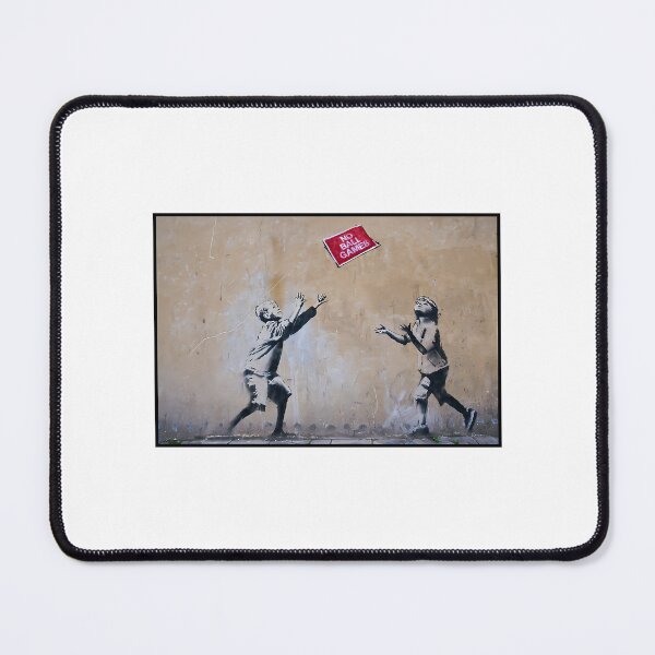 Item preview, Banksy No Ball Games designed and sold by Sageandzz.