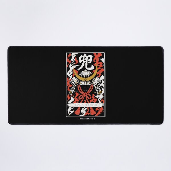 Item preview, Kabuto Wear Your Resolve - Samurai Helmet Sumi-e Woodblock designed and sold by WAVE-JP.