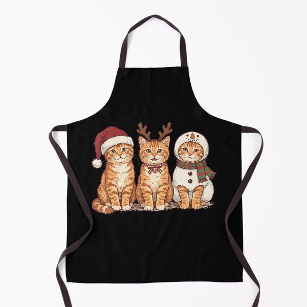 Item preview, Christmas Cat Trio Winter Holiday Feline Fun designed and sold by jerrimisty889.