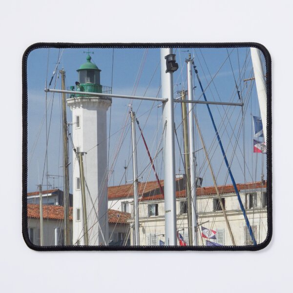 Item preview, Masts & Quai Valin Lighthouse, La Rochelle designed and sold by wiggyofipswich.