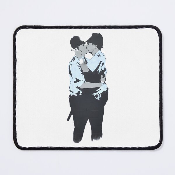 Item preview, Banksy Original Police Kiss designed and sold by Sageandzz.