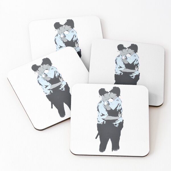 Item preview, Banksy Original Police Kiss designed and sold by Sageandzz.