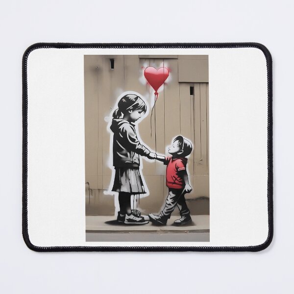 Item preview, Banksy Style Urban Street Art Child Love designed and sold by Sageandzz.