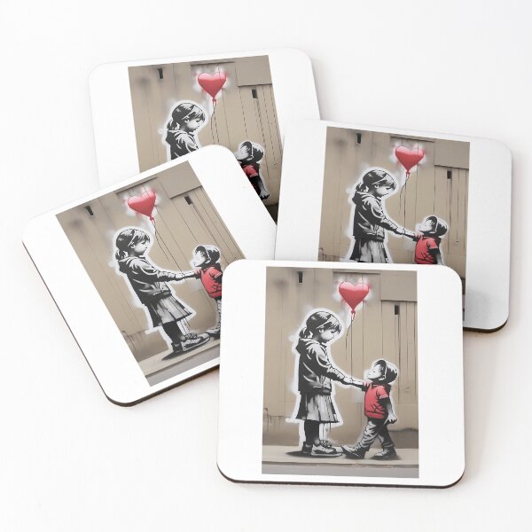 Item preview, Banksy Style Urban Street Art Child Love designed and sold by Sageandzz.