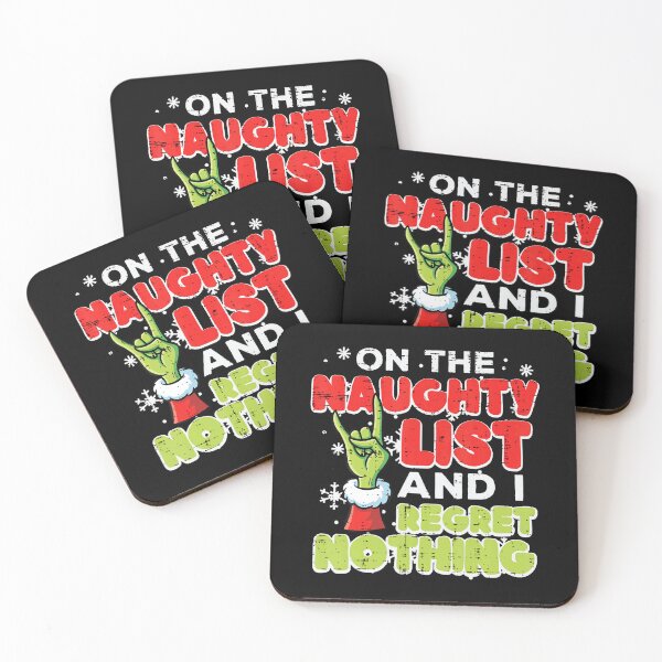 Item preview, Christmas Naughty List Regret Nothing Funny Xmas designed and sold by jerrimisty889.