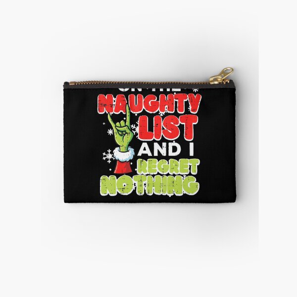 Item preview, Christmas Naughty List Regret Nothing Funny Xmas designed and sold by jerrimisty889.