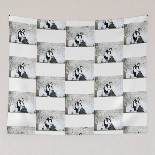 Item preview, Banksy Sweep It Under The Carpet designed and sold by Sageandzz.