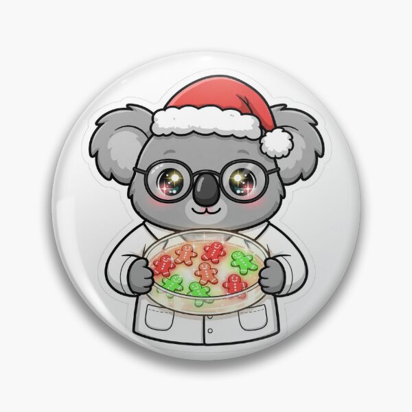 Item preview, Santa Koala Gingerbread Petri Dish Lab designed and sold by Wildlife-Walk.