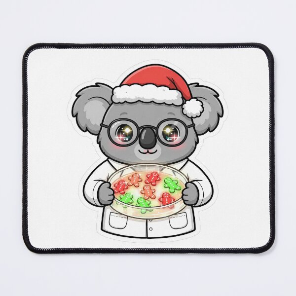 Item preview, Santa Koala Gingerbread Petri Dish Lab designed and sold by Wildlife-Walk.