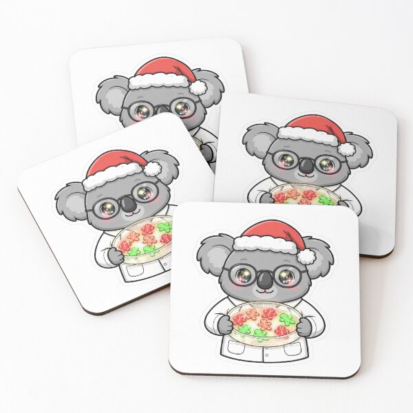 Item preview, Santa Koala Gingerbread Petri Dish Lab designed and sold by Wildlife-Walk.