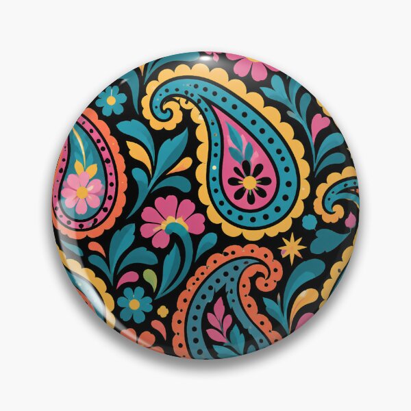 Item preview, Colorful Floral Paisley Seamless Pattern designed and sold by Skyrocketz.