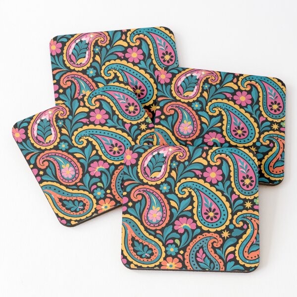 Item preview, Colorful Floral Paisley Seamless Pattern designed and sold by Skyrocketz.