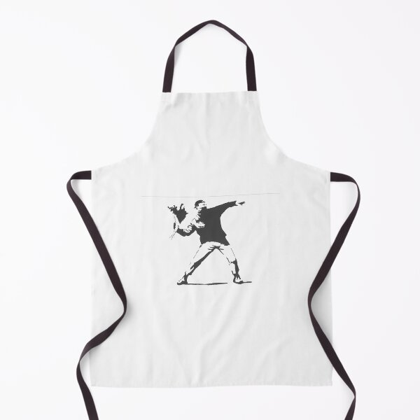 Item preview, Banksy Throwing Flowers Art designed and sold by Sageandzz.