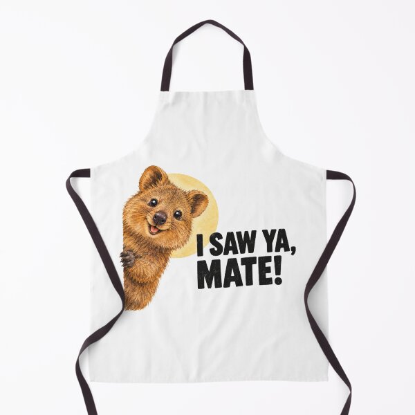 Item preview, I Saw Ya Mate Peeking Funny Quokka Saw You Aussie Slag designed and sold by Yellowriversss.
