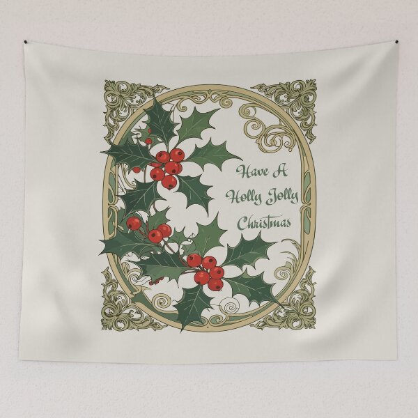 Item preview, Have A Holly-Jolly-Christmas Vintage-Vibe designed and sold by taiche.