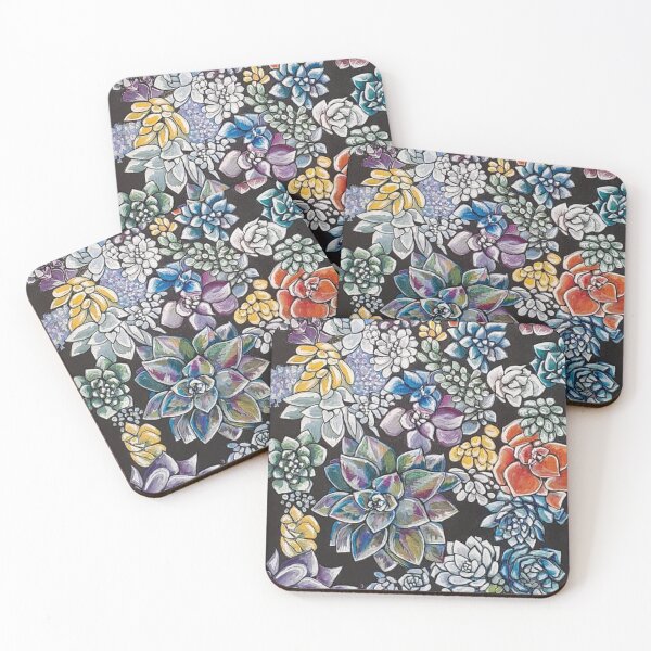 Item preview, Succulent Symphony – Colorful Botanical Garden designed and sold by LumiWild.