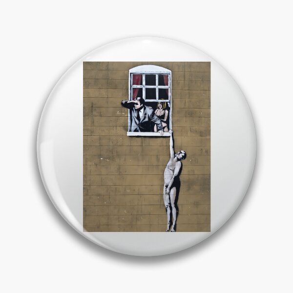 Item preview, Banksy Well Hung Lover designed and sold by Sageandzz.