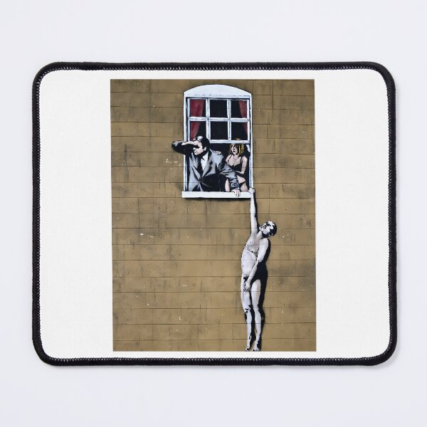 Item preview, Banksy Well Hung Lover designed and sold by Sageandzz.